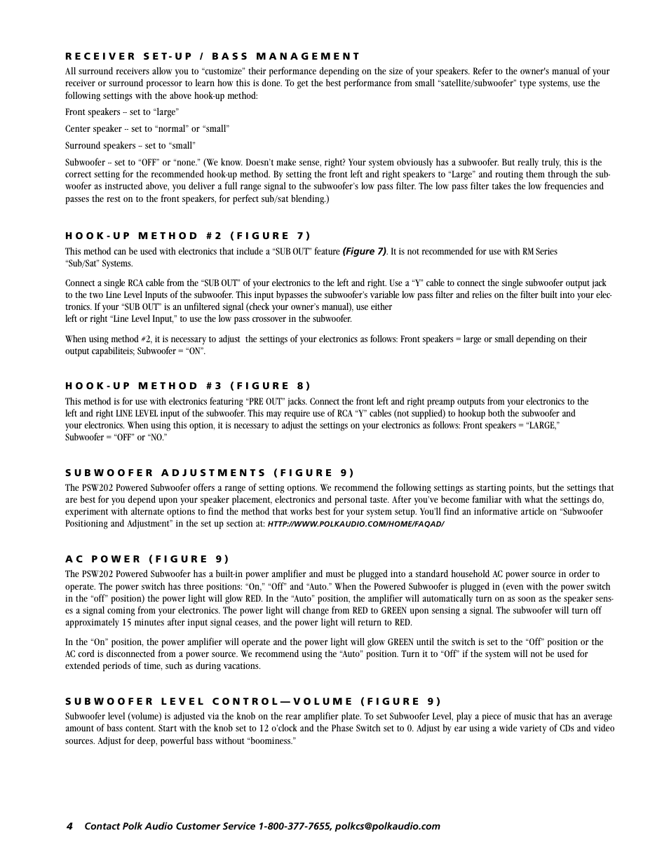 Polk Audio 5601 User Manual | Page 5 / 12