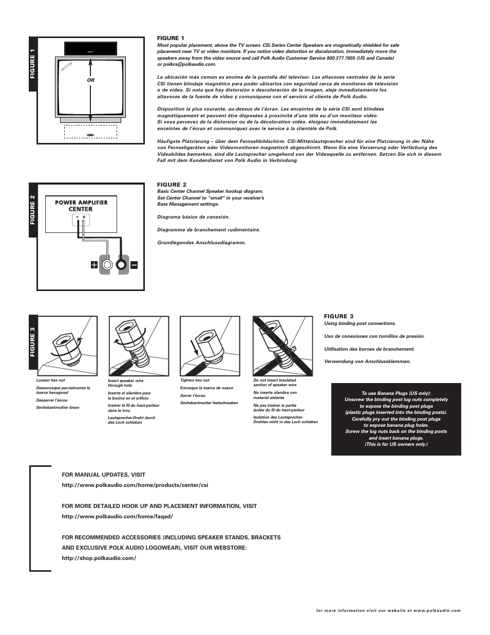 Polk Audio CSi25 User Manual | Page 3 / 4