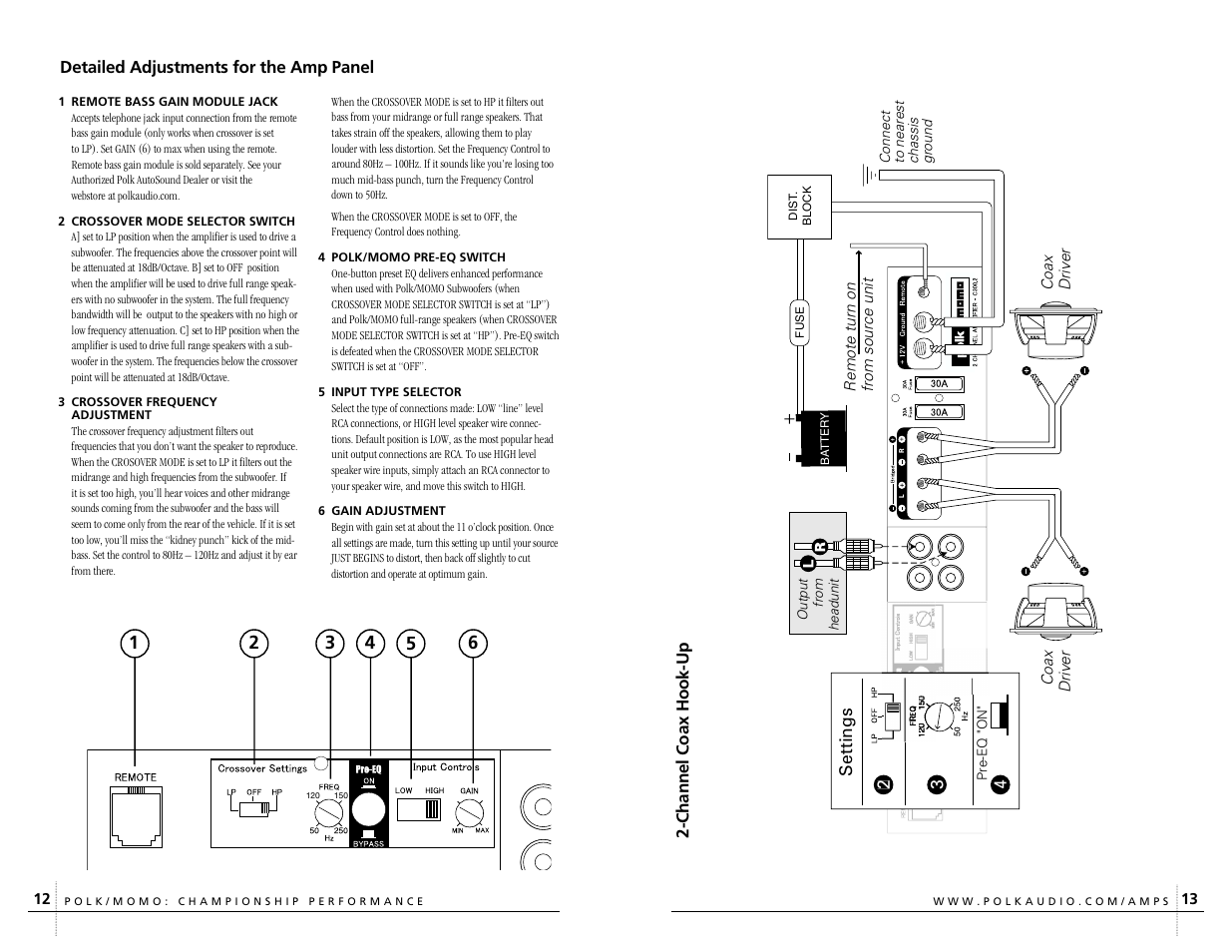 Polk Audio CARBON SERIES C300.2 User Manual | Page 7 / 13