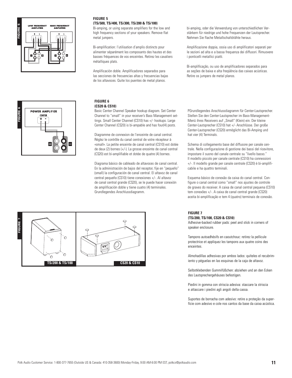 Polk Audio TSi 500 User Manual | Page 10 / 15