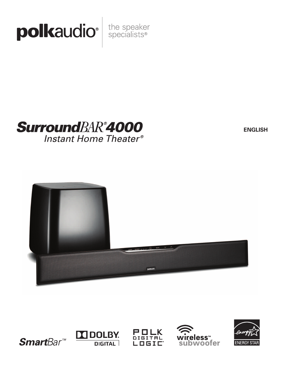 Polk Audio SURROUNDBAR 4000 User Manual | 12 pages