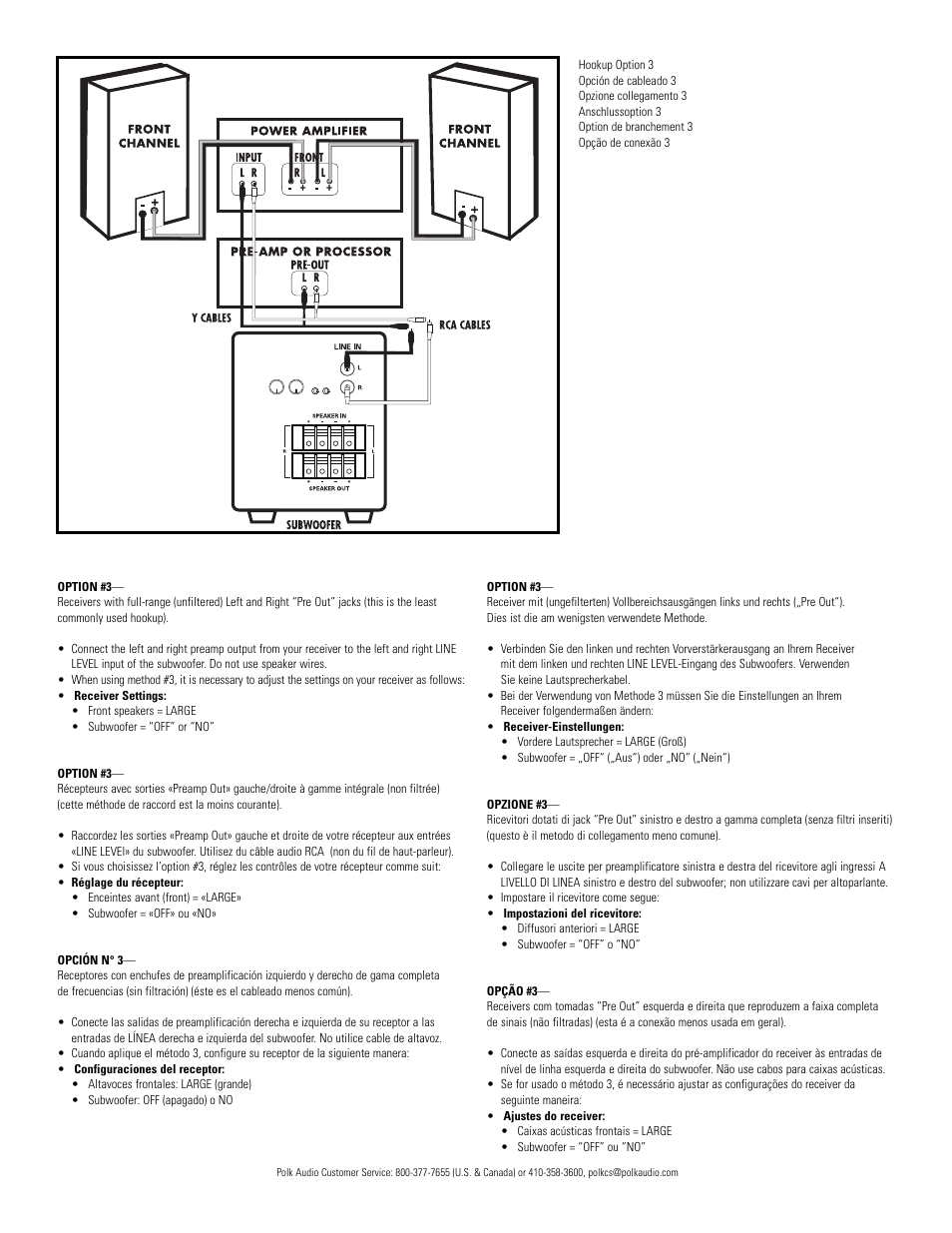 Polk Audio PSW10 User Manual | Page 12 / 19