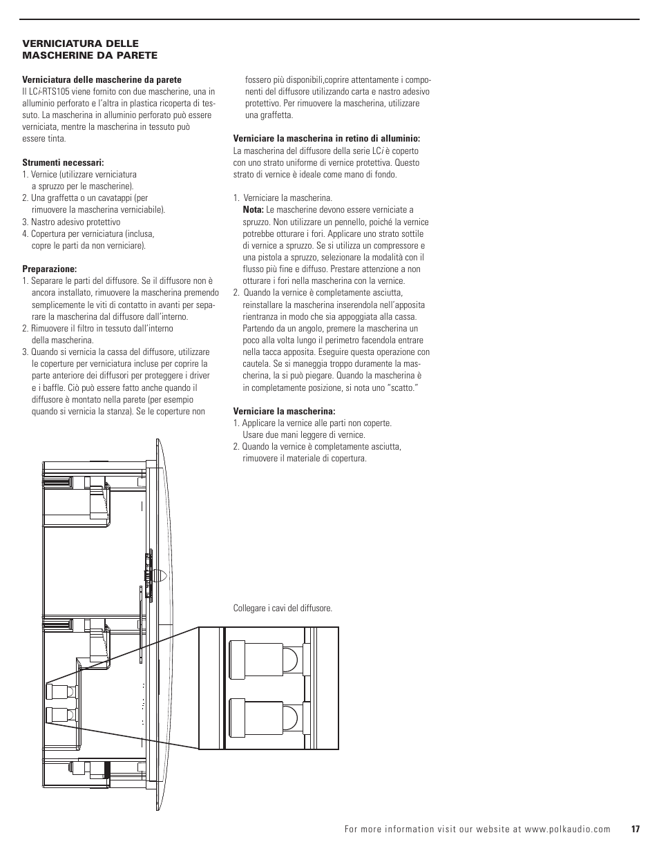 Polk Audio LCi-RTS105 User Manual | Page 17 / 28