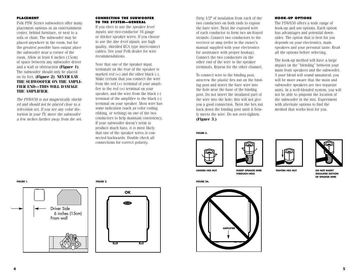 Polk Audio PSW Series PSW650 User Manual | Page 3 / 8