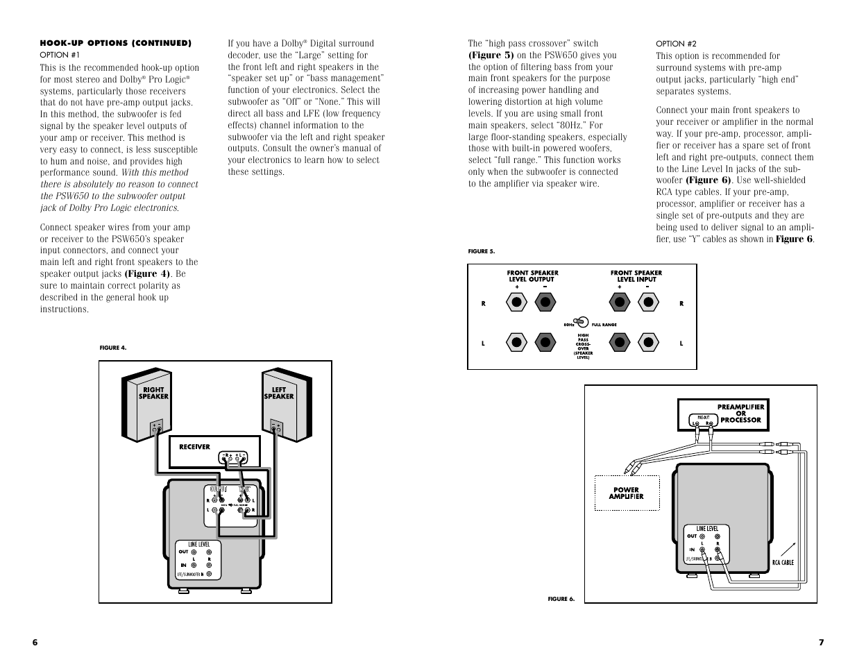 Polk Audio PSW Series PSW650 User Manual | Page 4 / 8