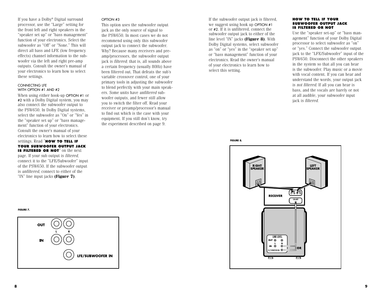 Polk Audio PSW Series PSW650 User Manual | Page 5 / 8