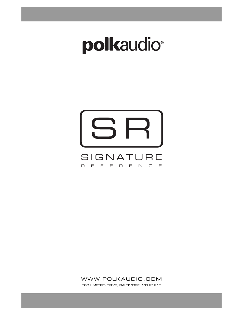Polk Audio SR65006 User Manual | Page 24 / 24