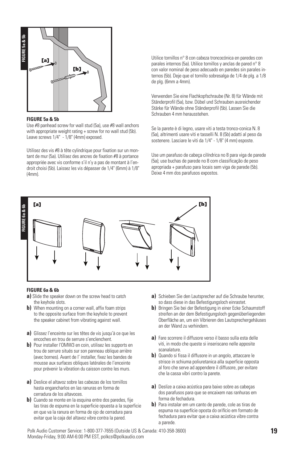 Polk Audio OWM3 User Manual | Page 19 / 24