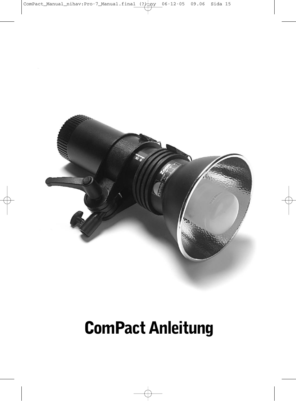 Compact anleitung | Profoto ComPact 300 User Manual | Page 15 / 72