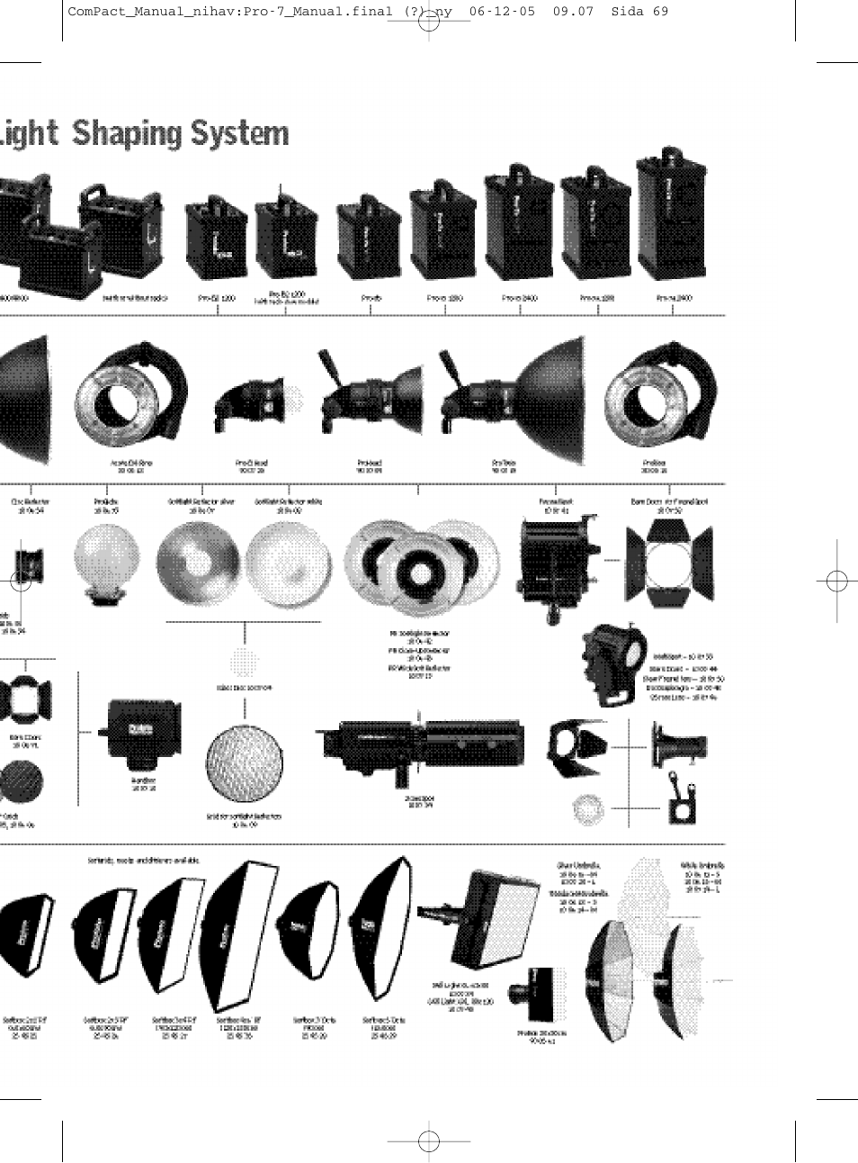 Profoto ComPact 300 User Manual | Page 69 / 72