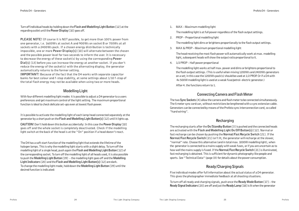 Profoto D4 User Manual | Page 15 / 24