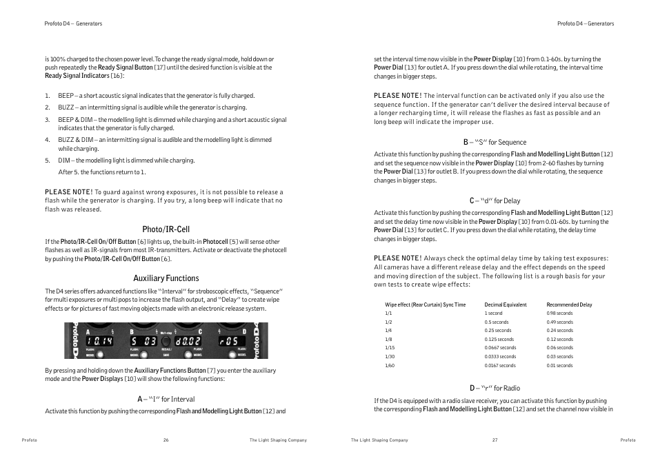 Profoto D4 User Manual | Page 16 / 24