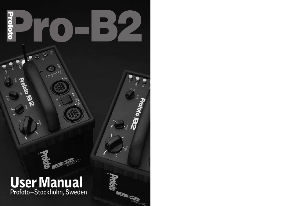 Profoto Pro-B2 User Manual | 17 pages