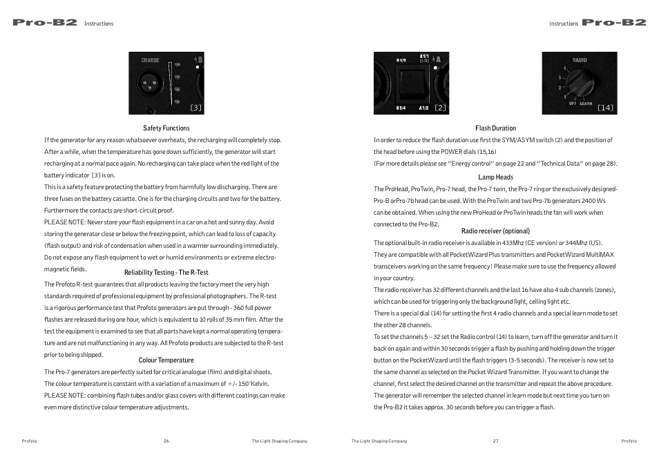 Profoto Pro-B2 User Manual | Page 14 / 17