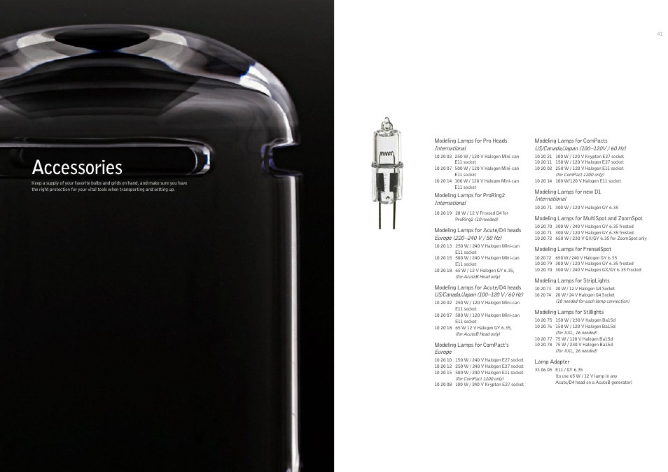 Accessories | Profoto 250 W User Manual | Page 21 / 31