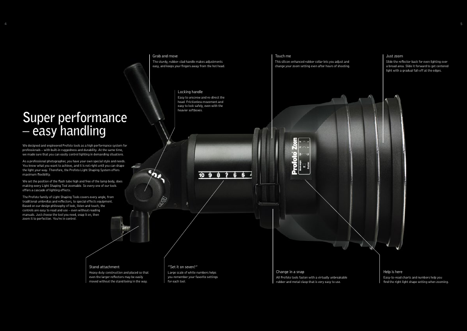 Super performance – easy handling | Profoto 250 W User Manual | Page 3 / 31