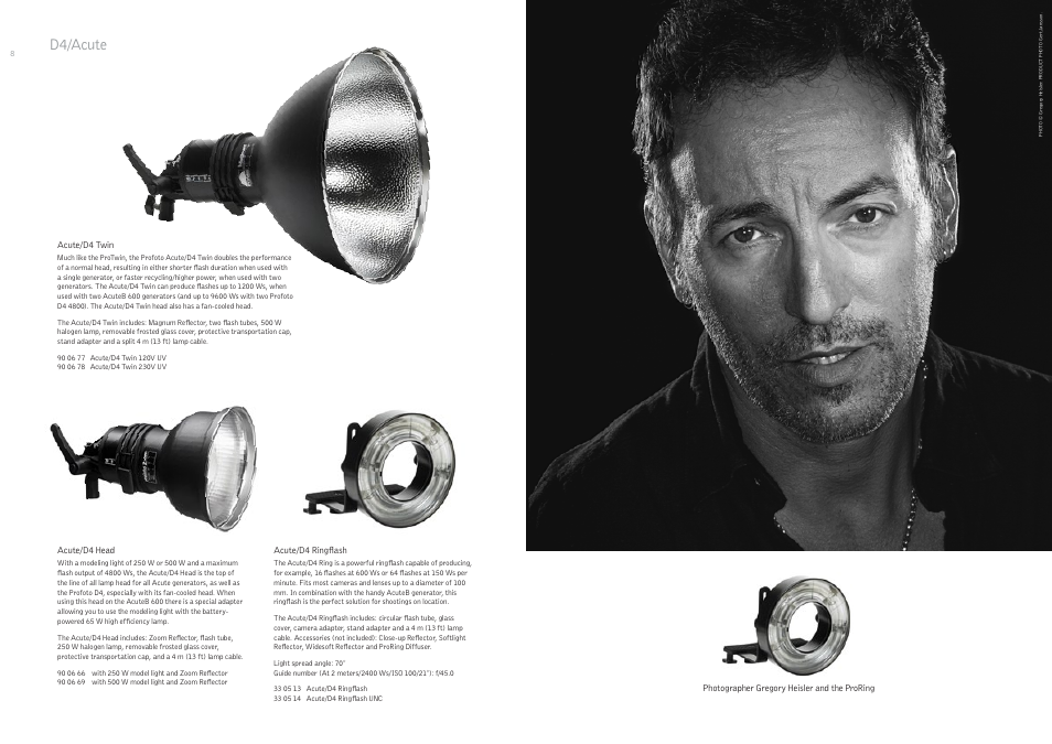 D4/acute | Profoto 250 W User Manual | Page 5 / 31