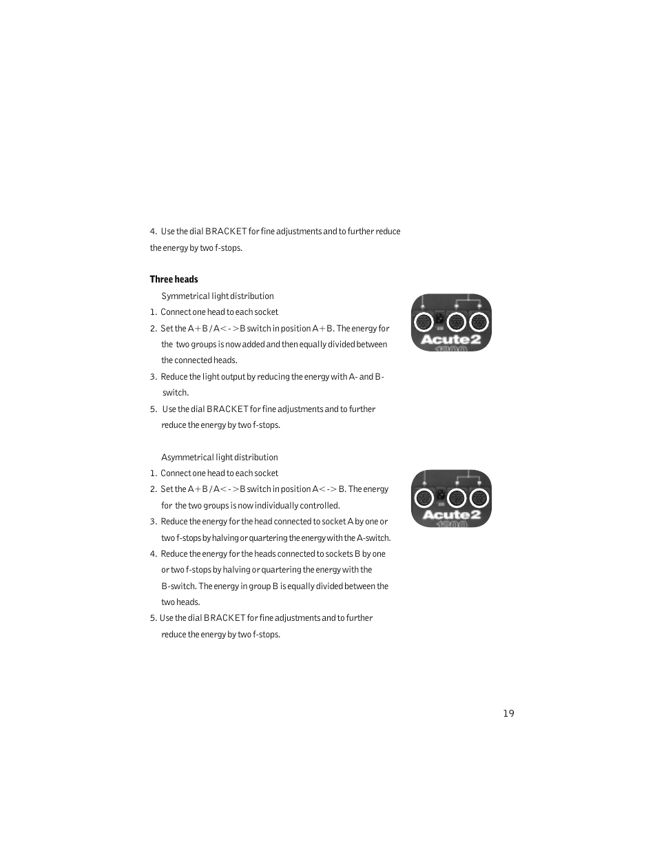 Profoto ACUTE2 1200 User Manual | Page 19 / 28