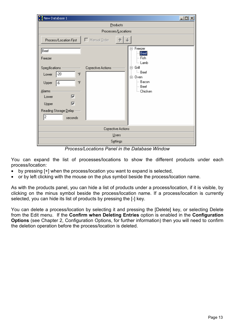 Piega Thermo Check for Windows 1.6 User Manual | Page 17 / 44