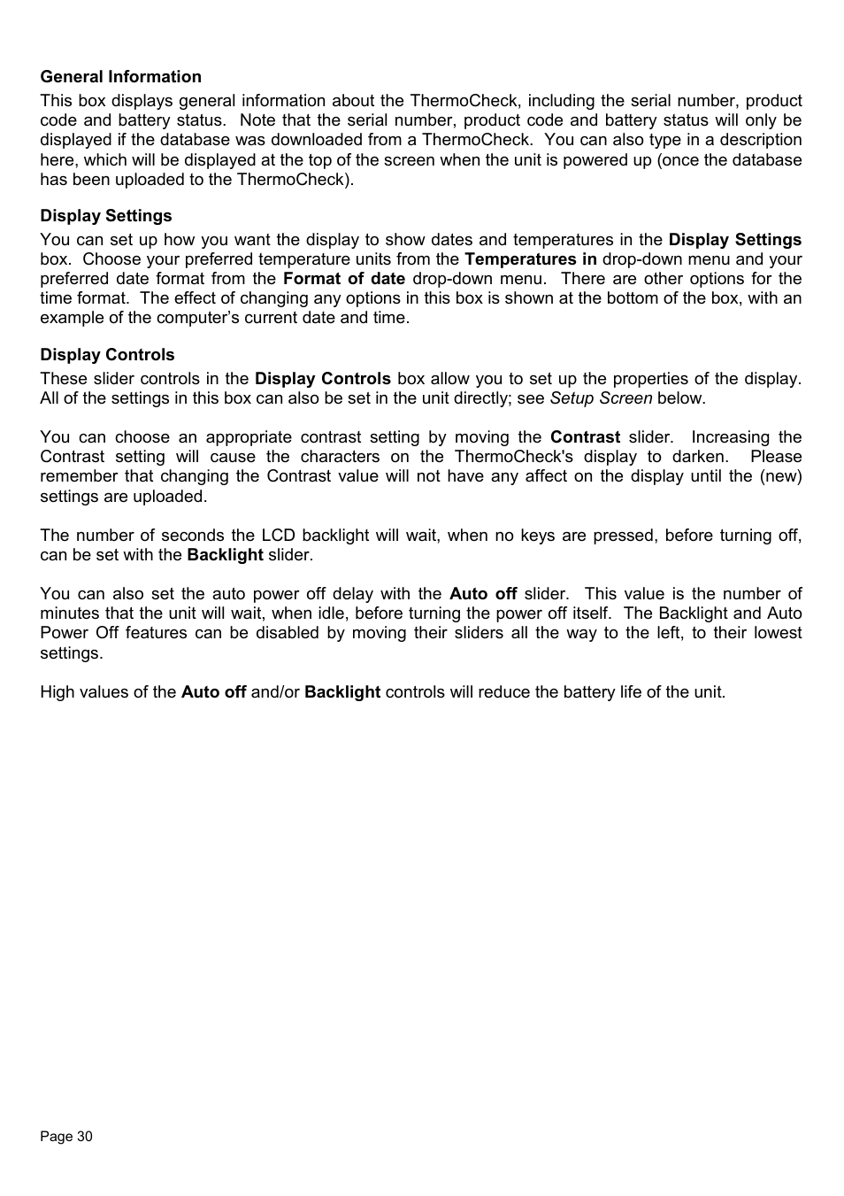 Piega Thermo Check for Windows 1.6 User Manual | Page 34 / 44