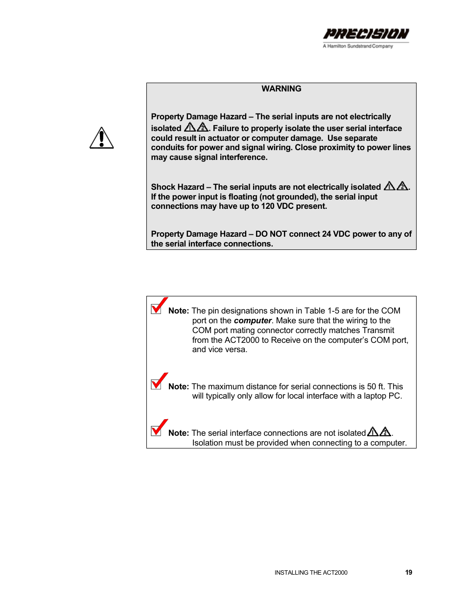 Hamilton Sundstrand Company ACT2000 User Manual | Page 25 / 64