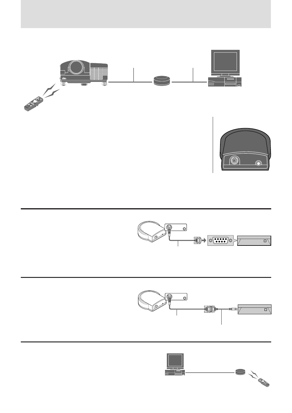 Another use of the remote mouse receiver | Plus Corporation UP-1100 User Manual | Page 14 / 34