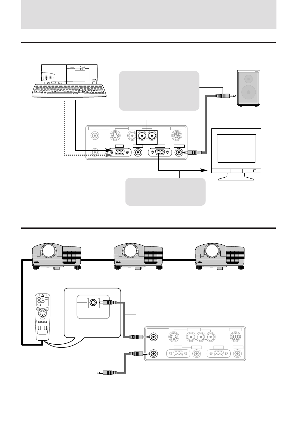 E – 15, Remote control, The unit terminal panel | Plus Corporation UP-1100 User Manual | Page 15 / 34