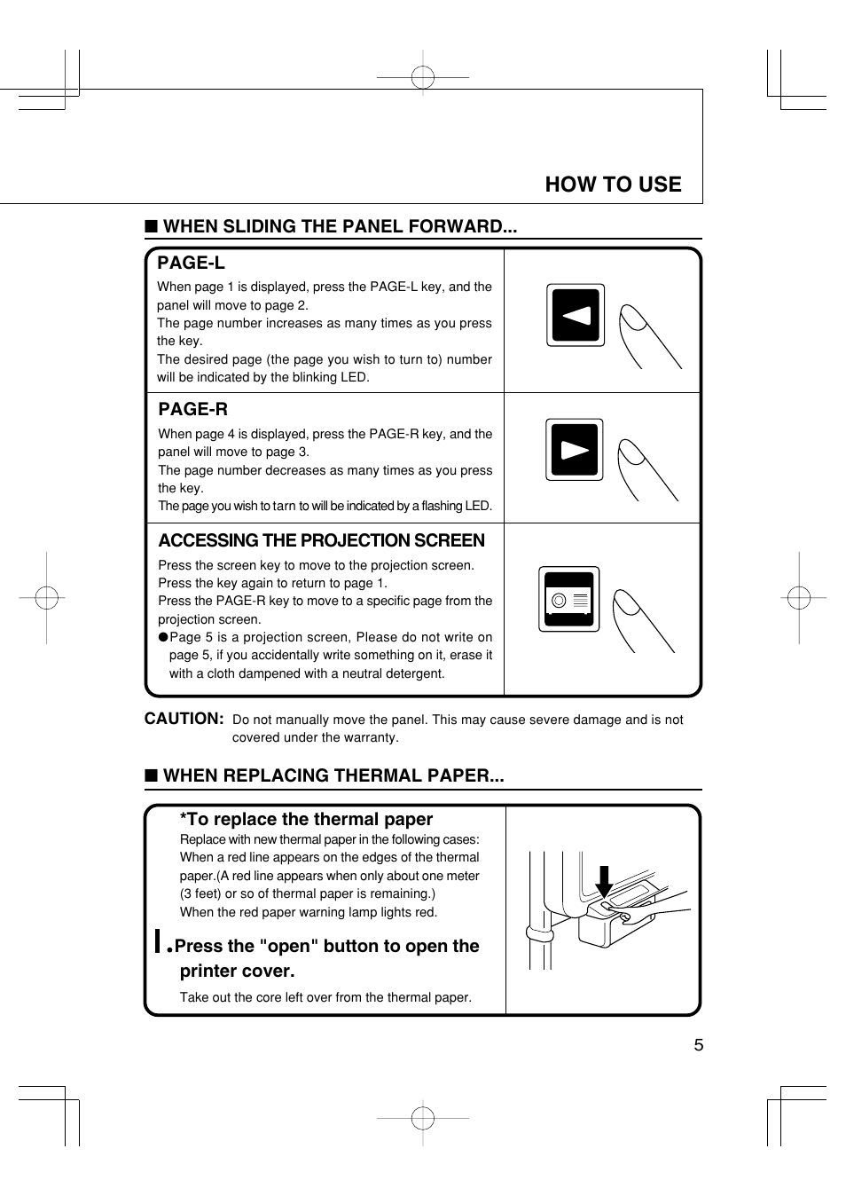 How to use | Plus Corporation BOARD FAX BF-035 User Manual | Page 9 / 14