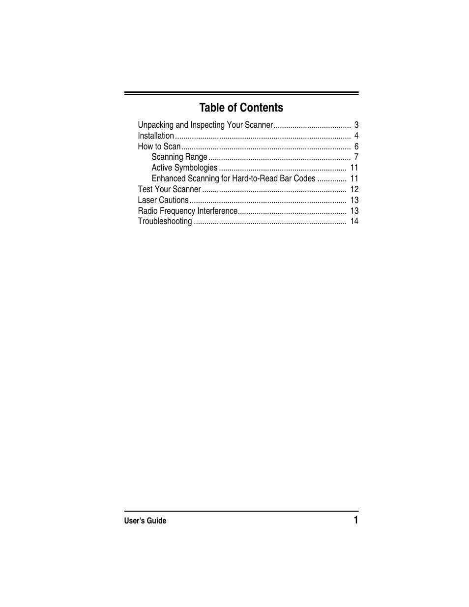 PSC SR User Manual | Page 3 / 20
