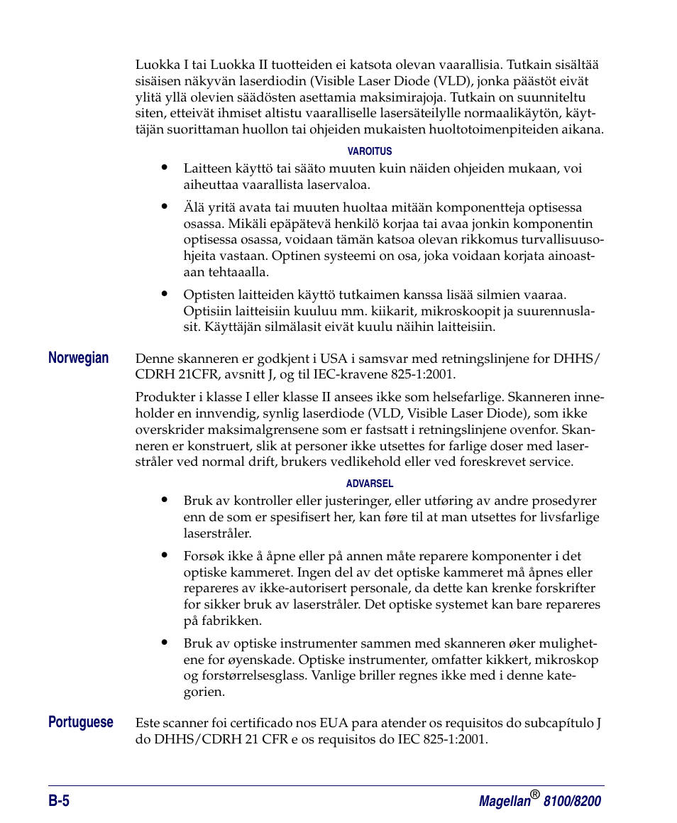 PSC Magellan 8200 User Manual | Page 50 / 56
