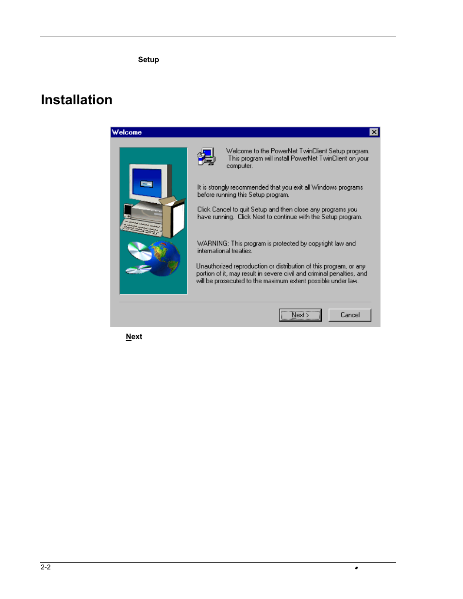 Installation | PSC FALCON 315 User Manual | Page 10 / 84