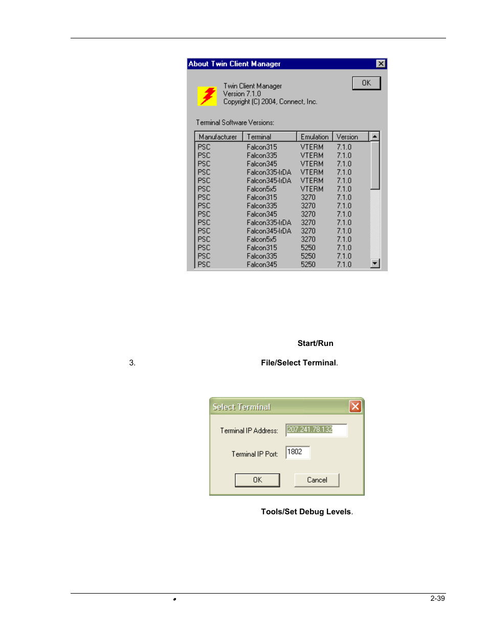 PSC FALCON 315 User Manual | Page 47 / 84