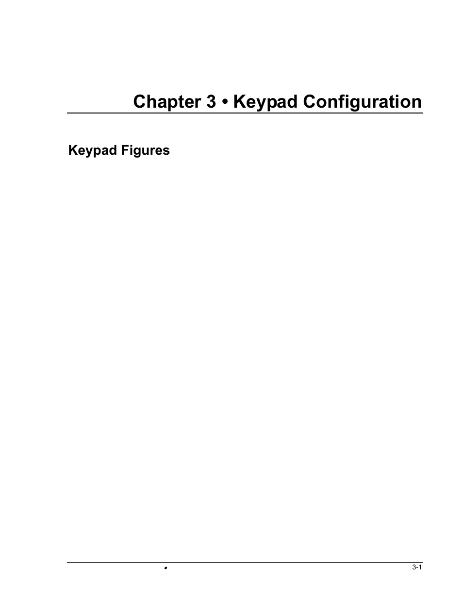 Chapter 3 • keypad configuration, Keypad figures | PSC FALCON 315 User Manual | Page 53 / 84