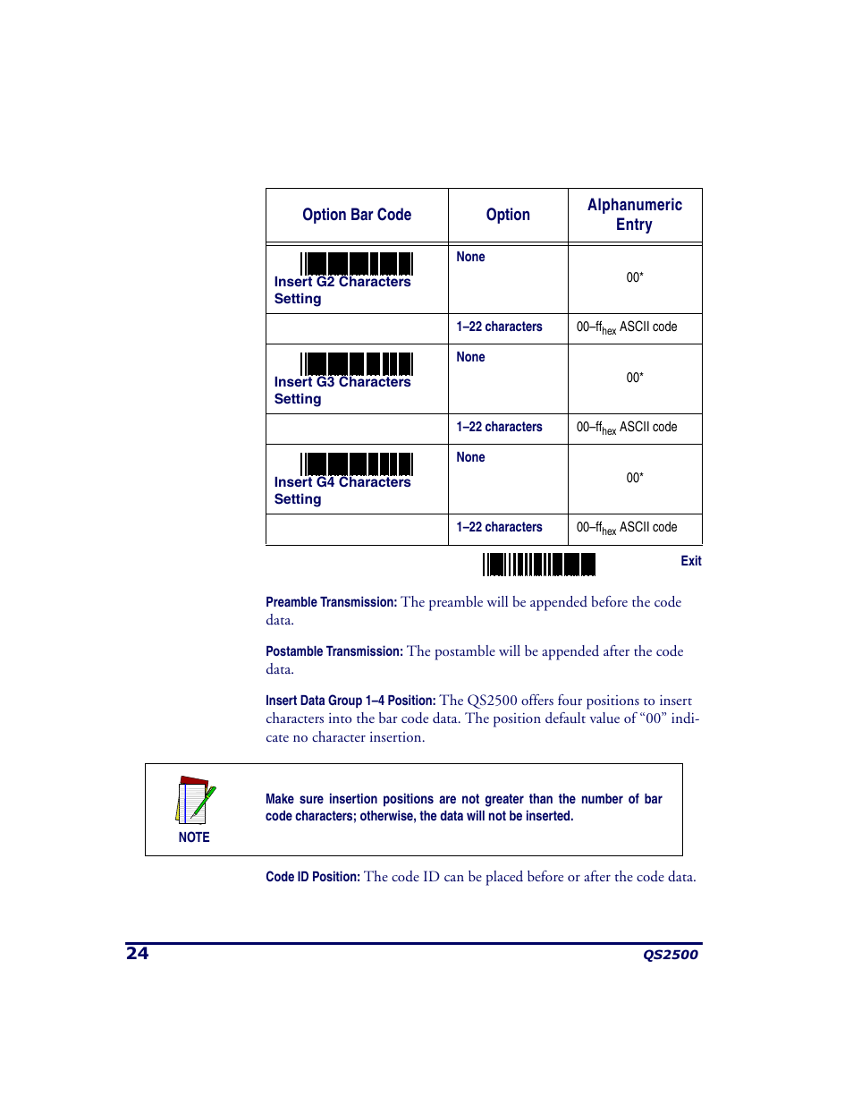 PSC QS2500 User Manual | Page 28 / 76