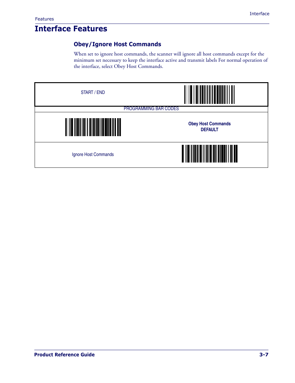 Interface features, Interface features -7 | PSC 1400I User Manual | Page 35 / 180