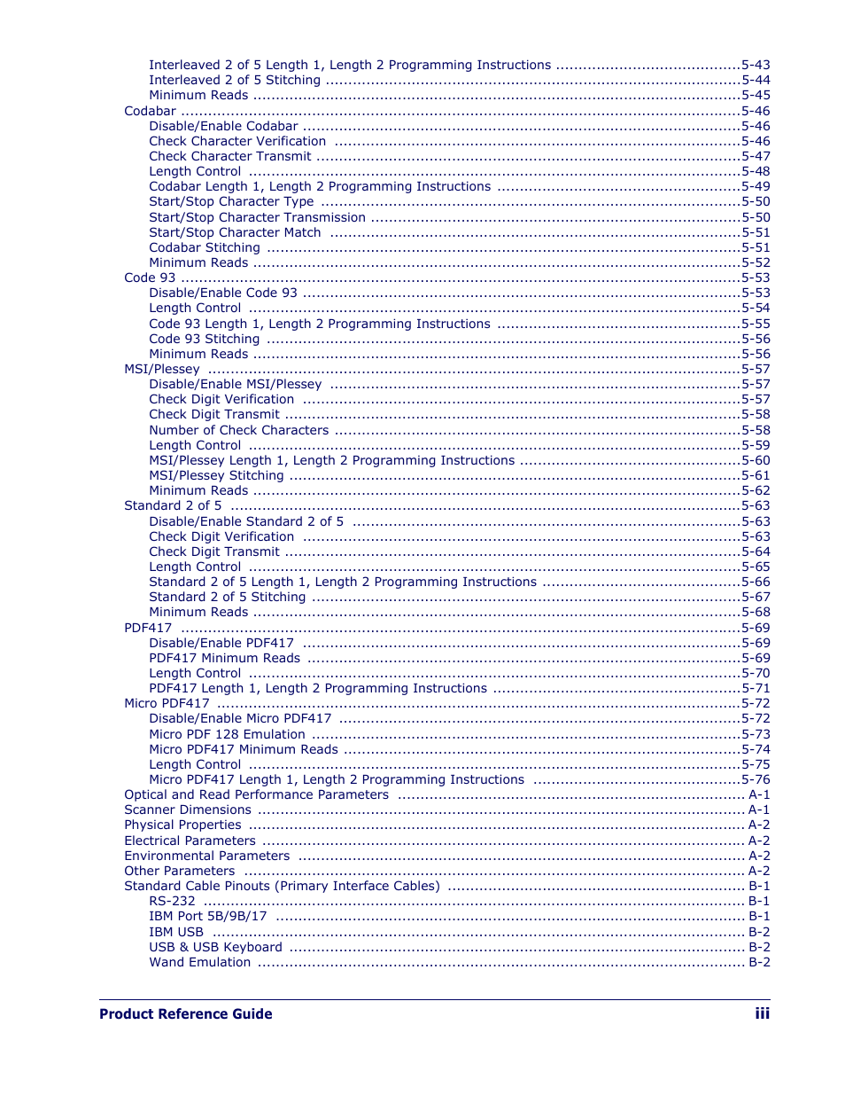 PSC 1400I User Manual | Page 5 / 180