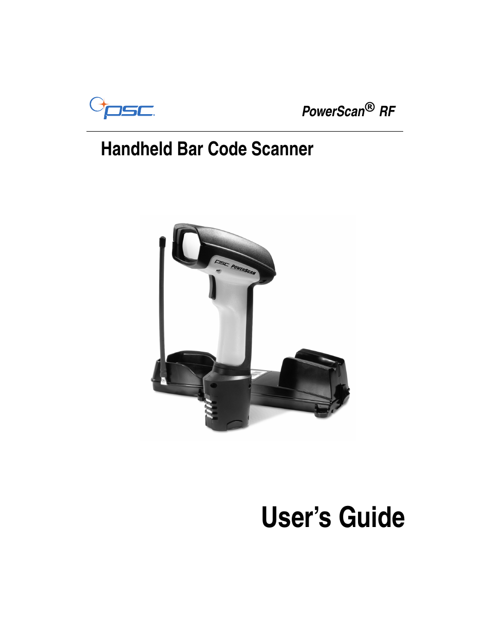 PSC PowerScan RF User Manual | 36 pages