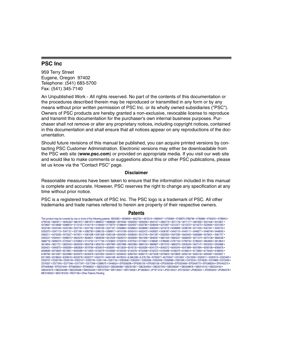 PSC PowerScan RF User Manual | Page 2 / 36