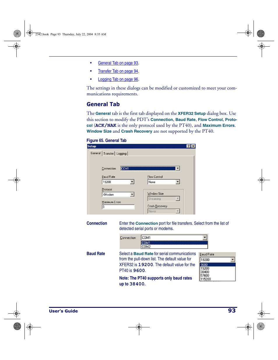 General tab | PSC PT Program Generator User Manual | Page 105 / 204