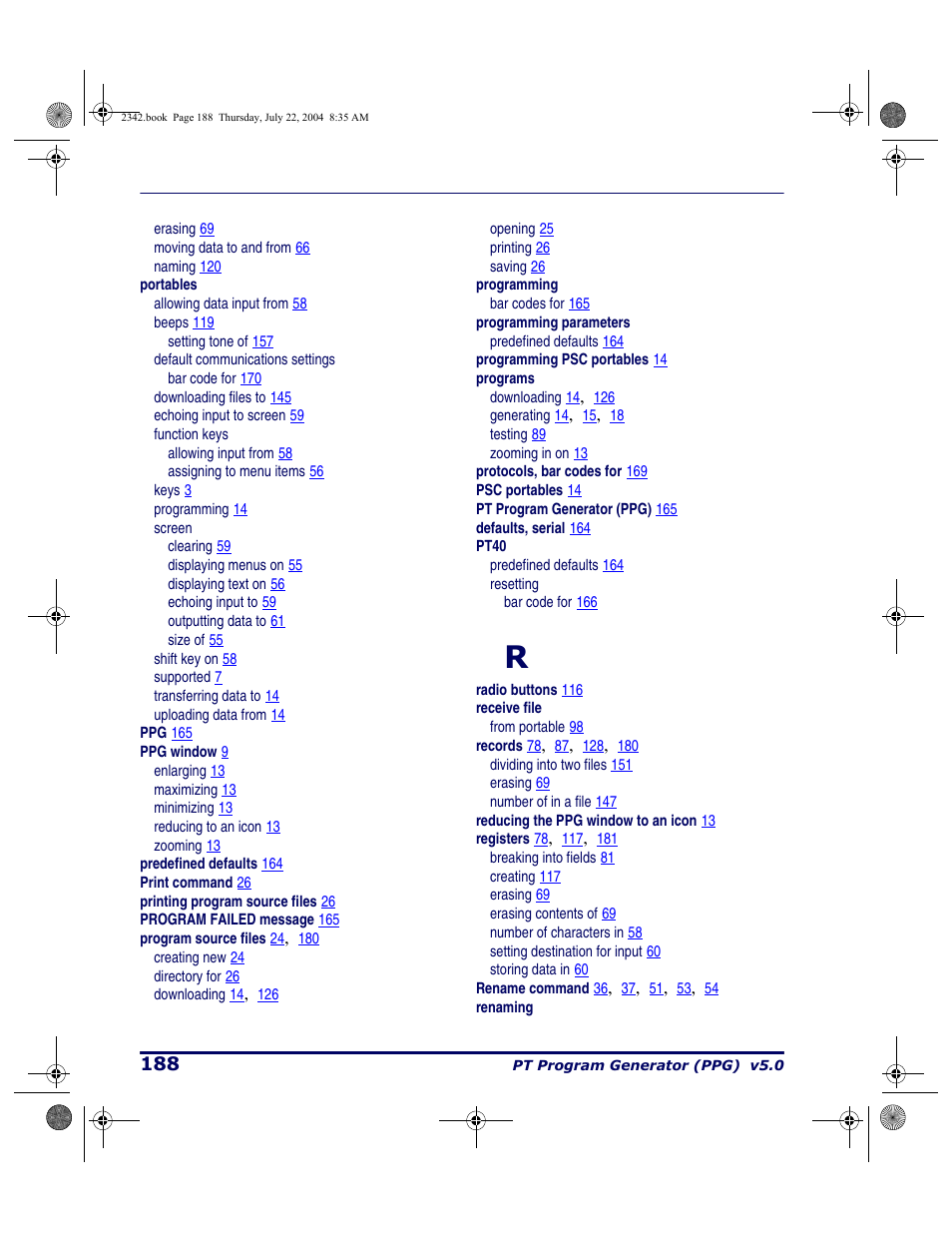 PSC PT Program Generator User Manual | Page 200 / 204