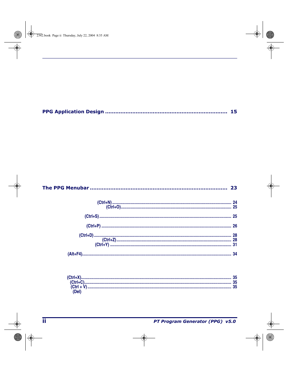 PSC PT Program Generator User Manual | Page 4 / 204
