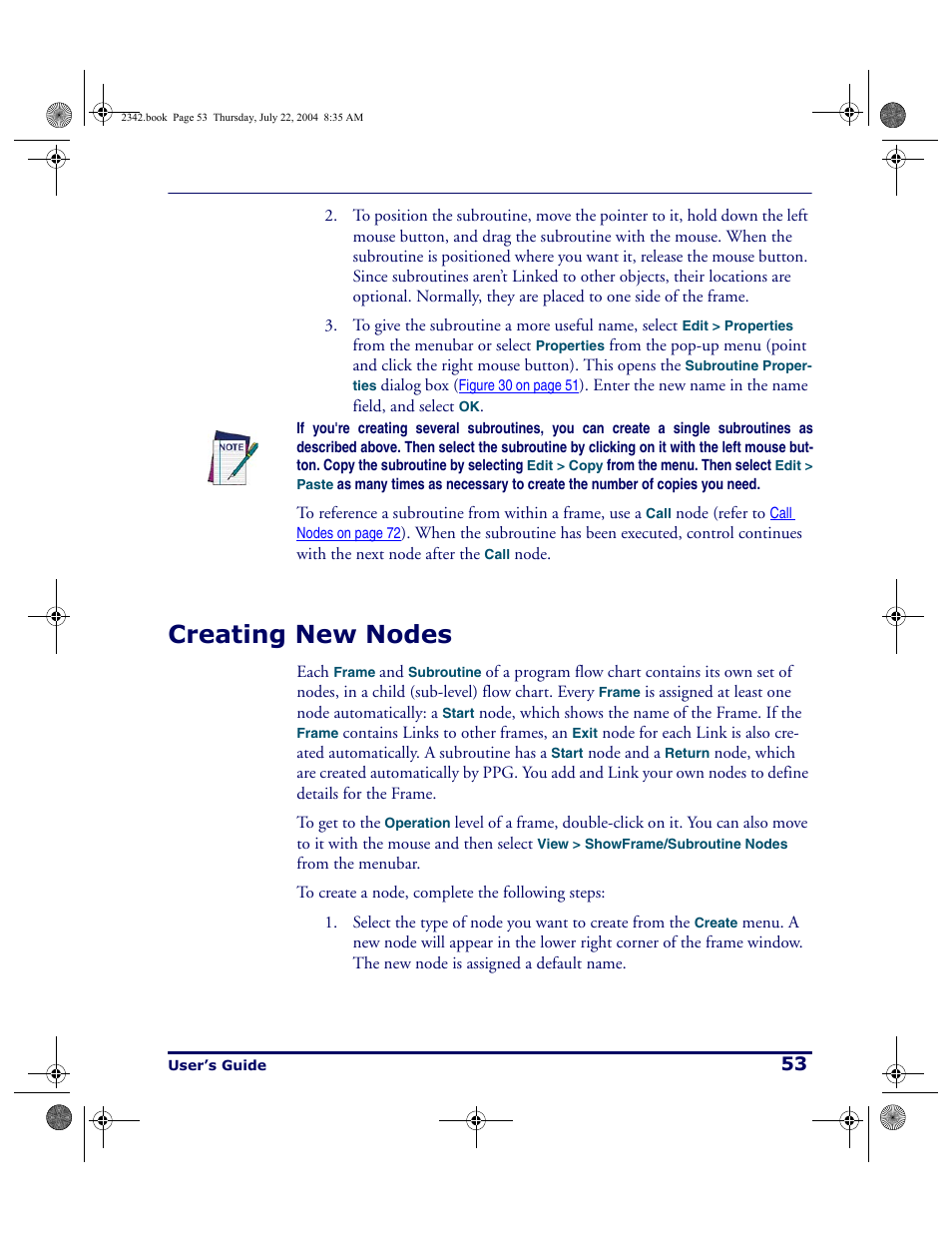 Creating new nodes | PSC PT Program Generator User Manual | Page 65 / 204