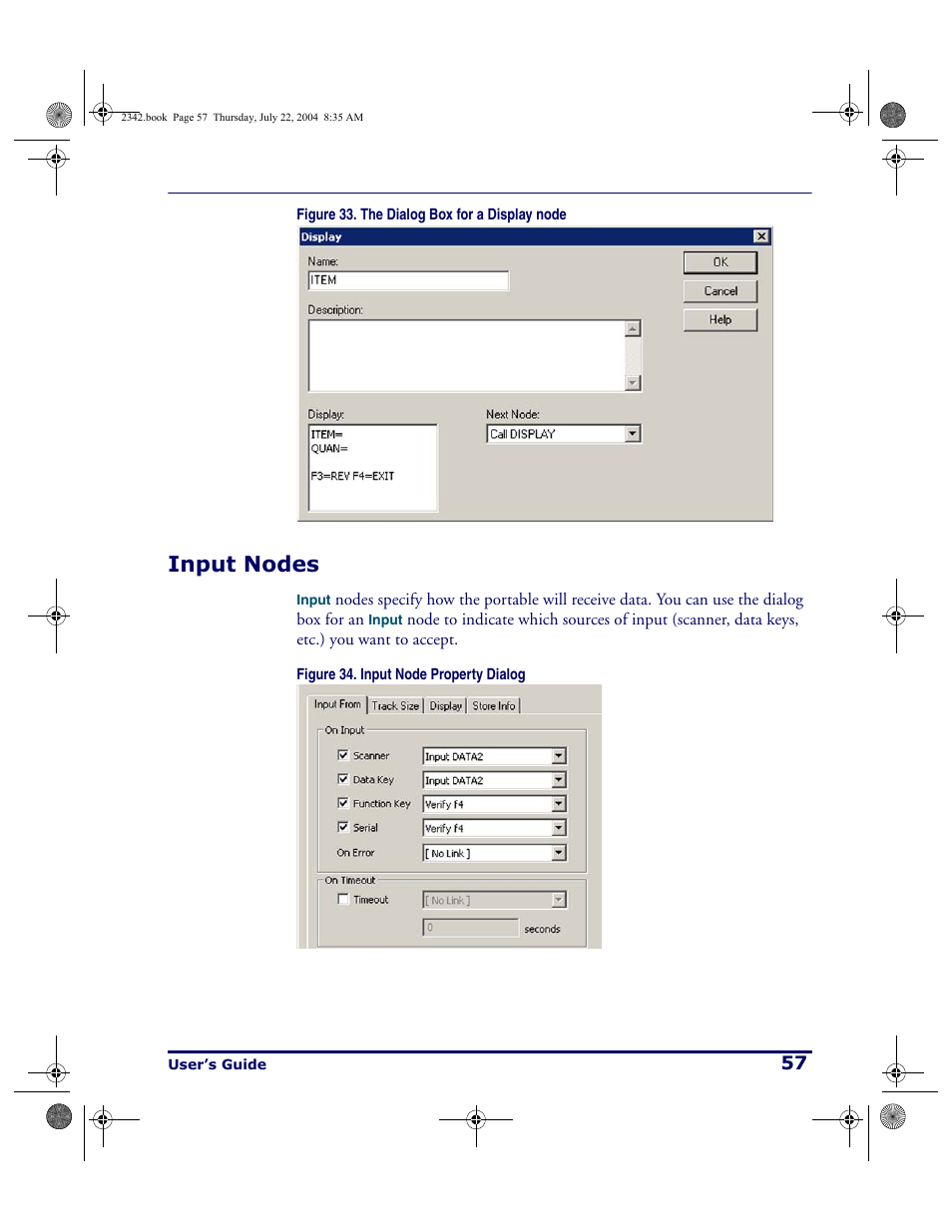Input nodes, Efer to, Contains a text-entr | PSC PT Program Generator User Manual | Page 69 / 204