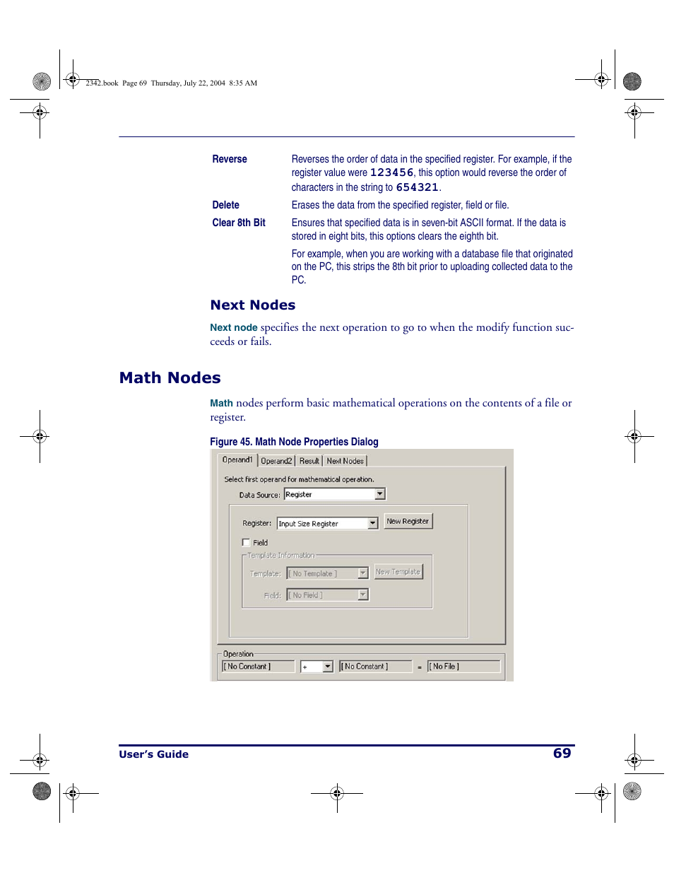 Next nodes, Math nodes | PSC PT Program Generator User Manual | Page 81 / 204