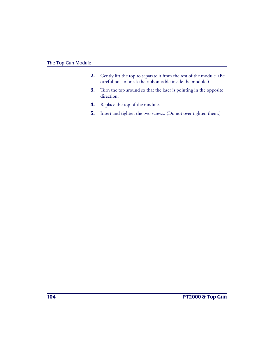 PSC PT2000TM User Manual | Page 114 / 168