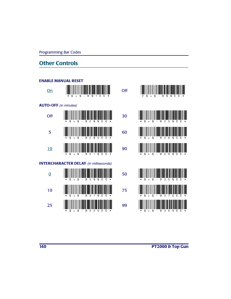 Other controls, Othe r controls, B01ee | B00ee, B200ee, B230ee, B205ee, B260ee, B210ee, B290ee | PSC PT2000TM User Manual | Page 150 / 168