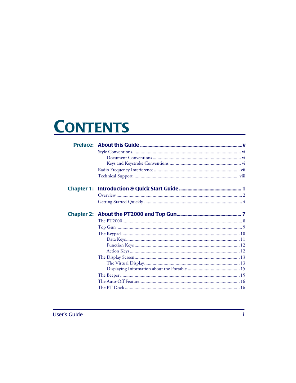 PSC PT2000TM User Manual | Page 3 / 168