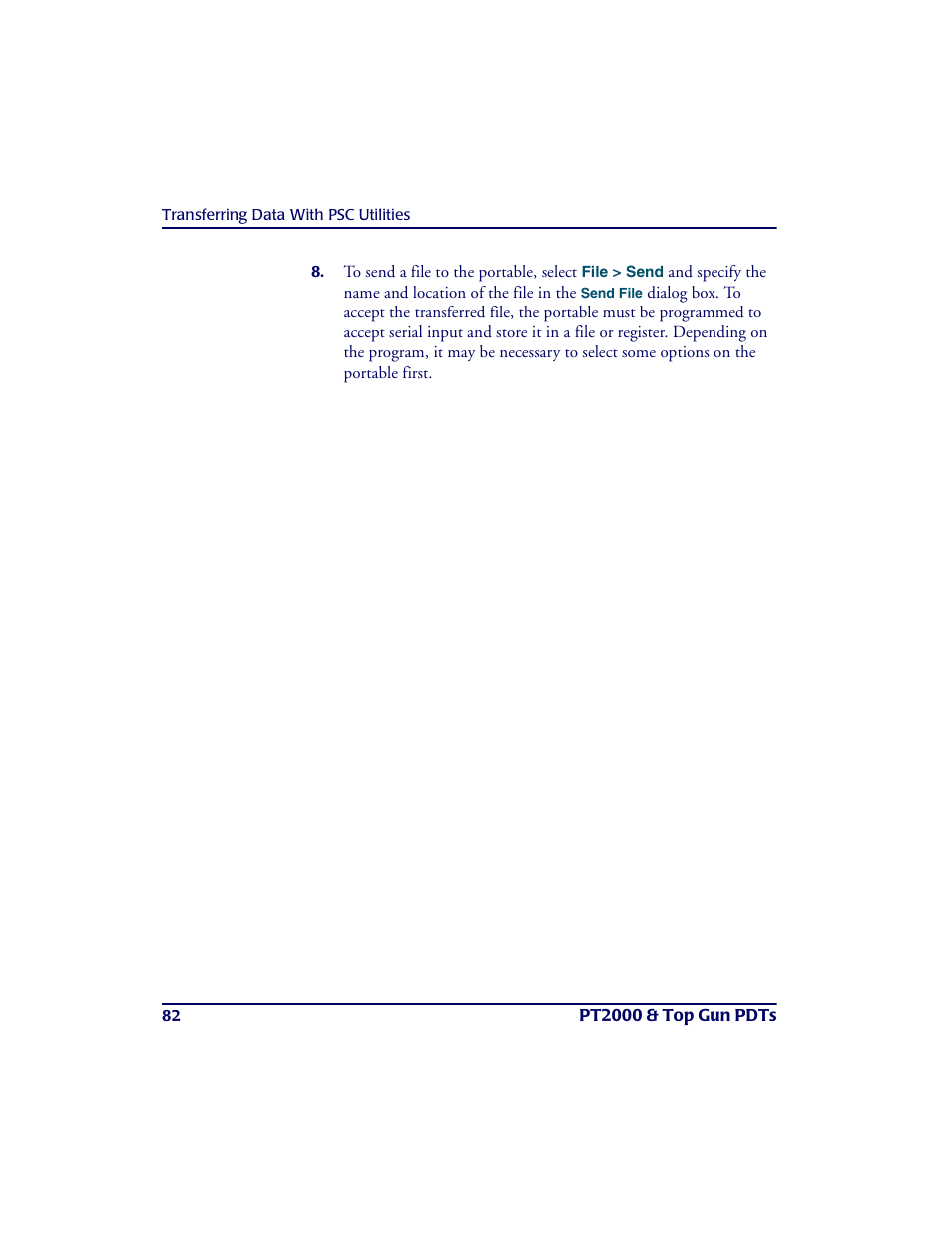 PSC PT2000TM User Manual | Page 92 / 168