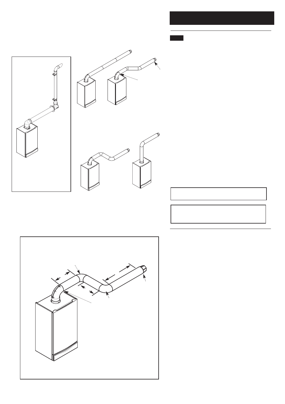 0 flue options | Potthof & Co Potterton Gold HE Range Condensing Combination Boiler 33kw User Manual | Page 21 / 64