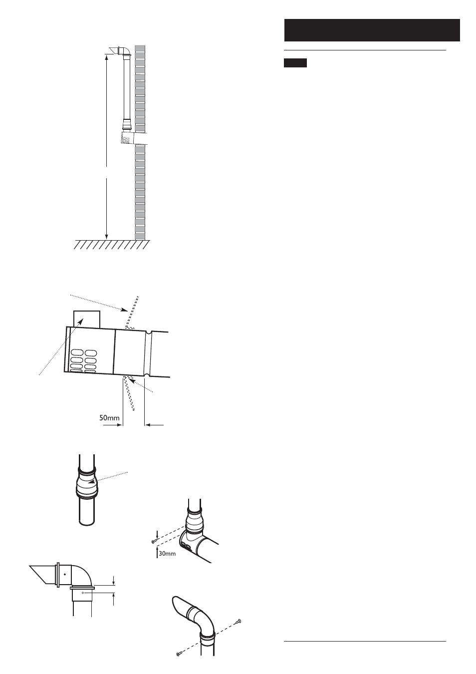 0 plume displacement | Potthof & Co Potterton Gold HE Range Condensing Combination Boiler 33kw User Manual | Page 28 / 64